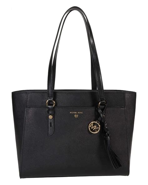 michael kors black top zip tote|Michael Kors sullivan large.